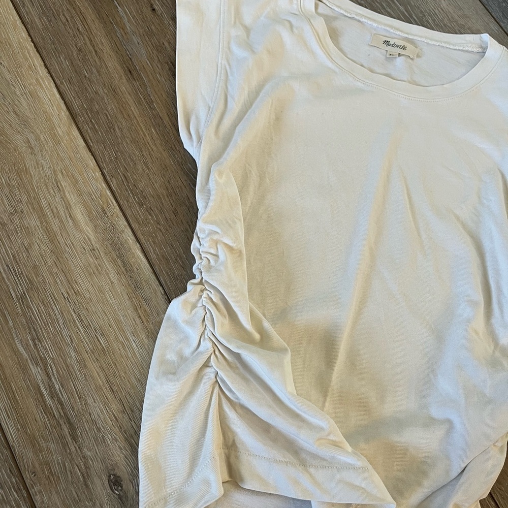 Madewell Side-Cinch Muscle Tee - Picture 8 of 14
